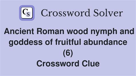 wood nymph crossword clue|Wood Nymphs.